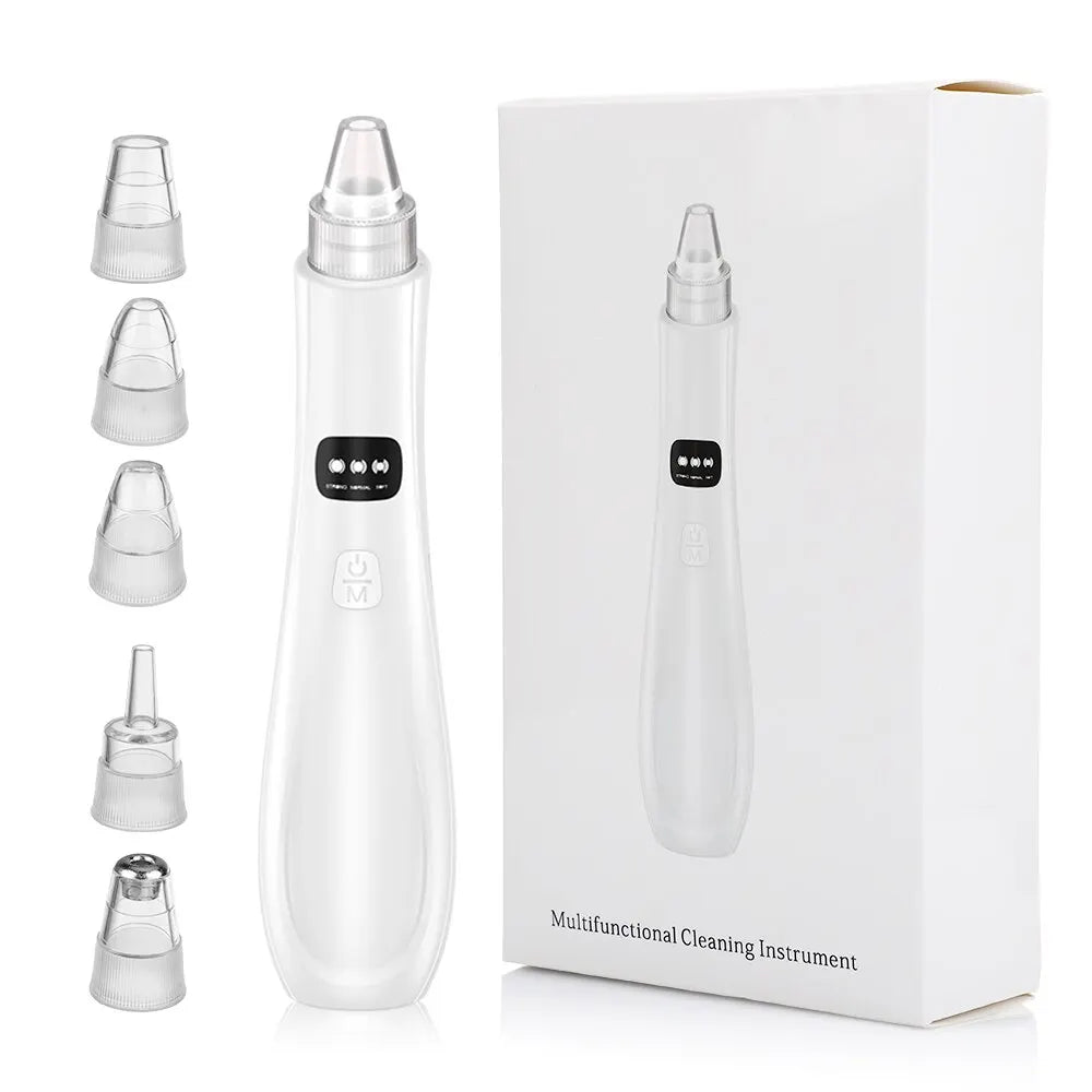 Aspirateur Points Noirs Électrique, 3 Modes d'Aspiration, Nettoyeur de Pores Visage