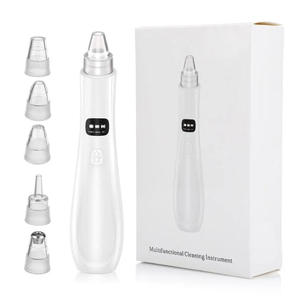 Aspirateur Points Noirs Électrique, 3 Modes d'Aspiration, Nettoyeur de Pores Visage